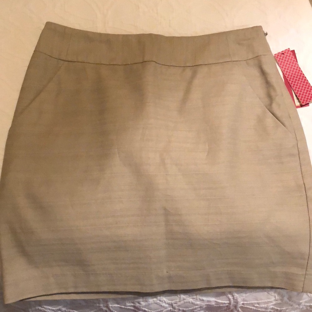 Brand new with tags ! Khaki pencil skirt .